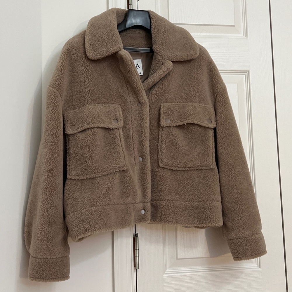 Zara Fleece Teddy Jacket